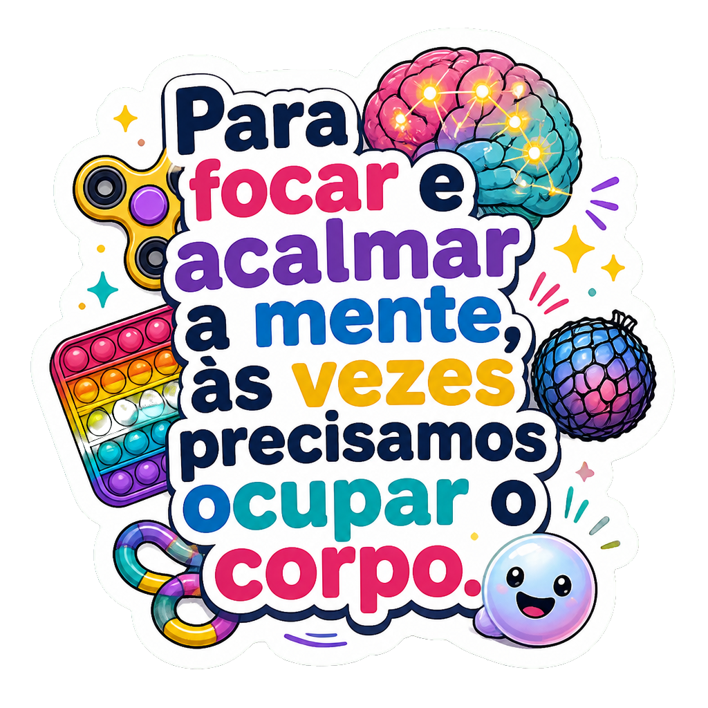 Para focar e acalmar a mente, às vezes precisamos ocupar o corpo.