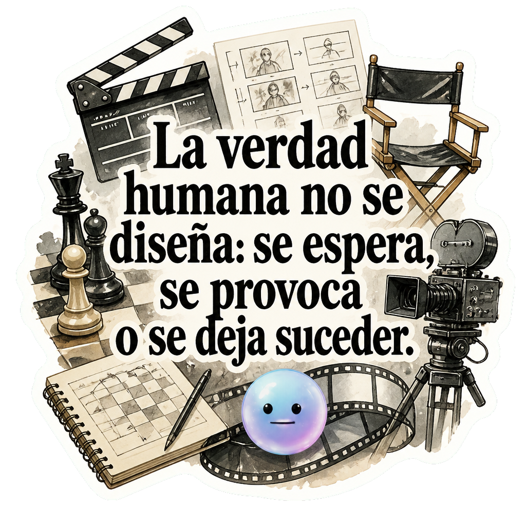 La verdad humana no se diseña: se espera, se provoca o se deja suceder.