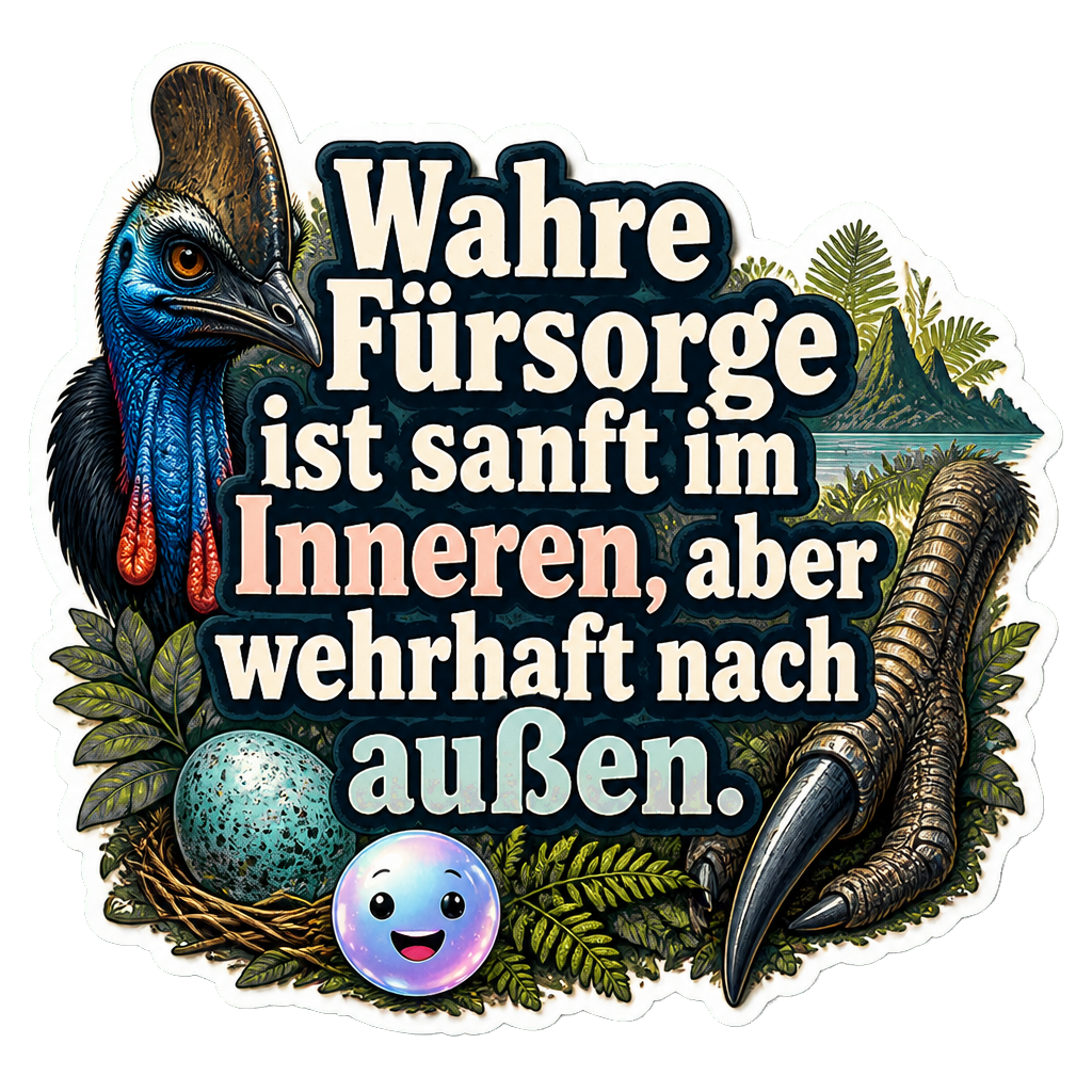 Wahre Fürsorge ist sanft im Inneren, aber wehrhaft nach außen.