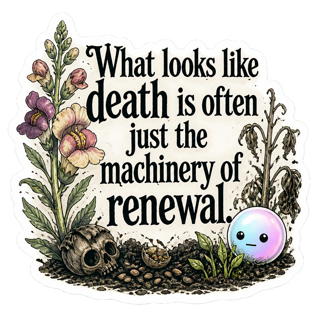 What looks like death is often just the machinery of renewal.
