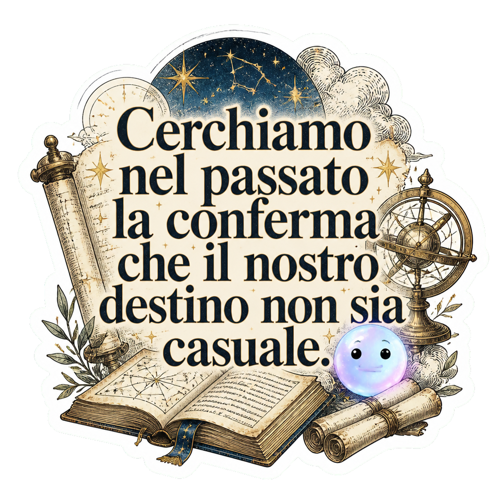 Cerchiamo nel passato la conferma che il nostro destino non sia casuale.