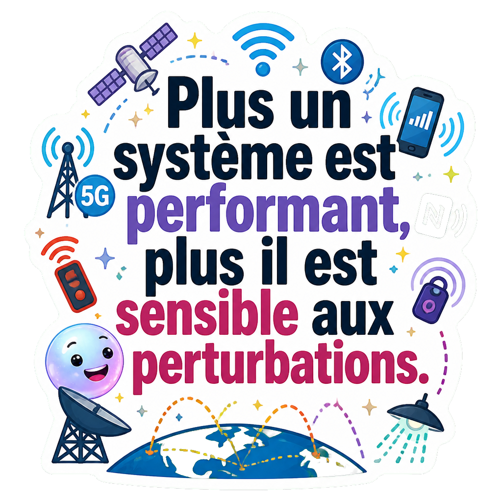 Plus un système est performant, plus il est sensible aux perturbations.