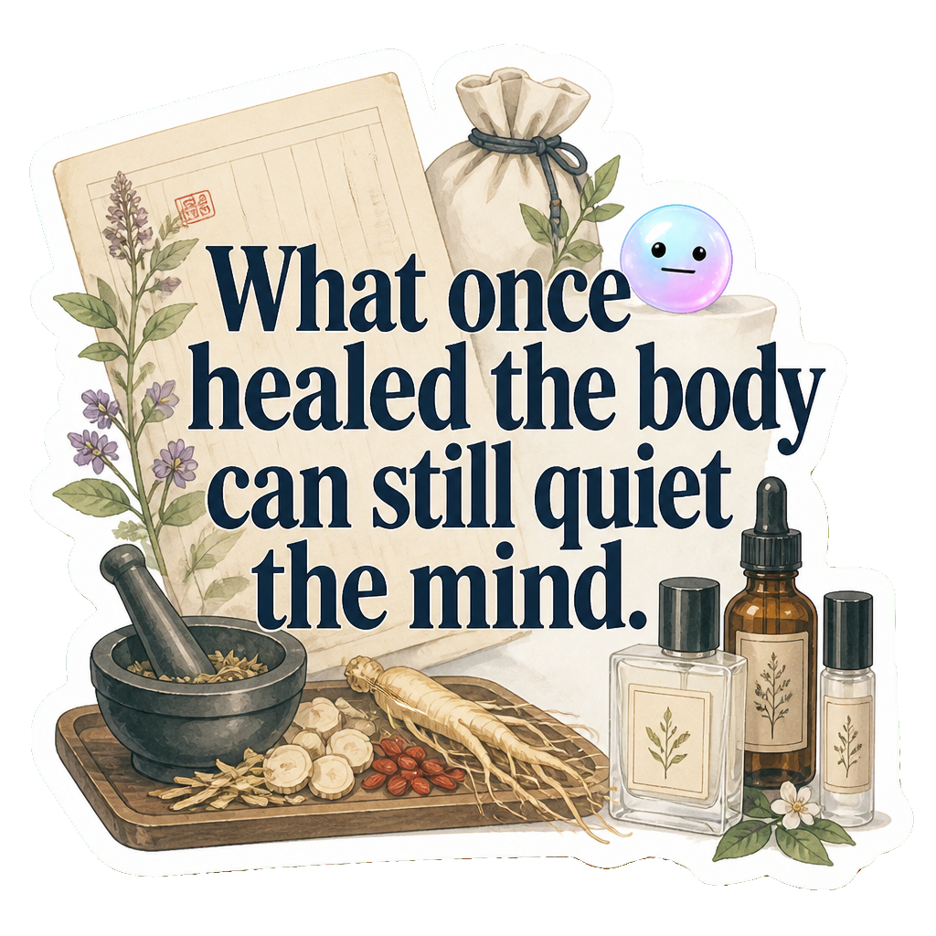 What once healed the body can still quiet the mind.
