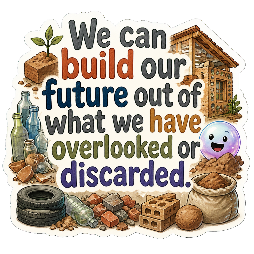 We can build our future out of what we have overlooked or discarded.