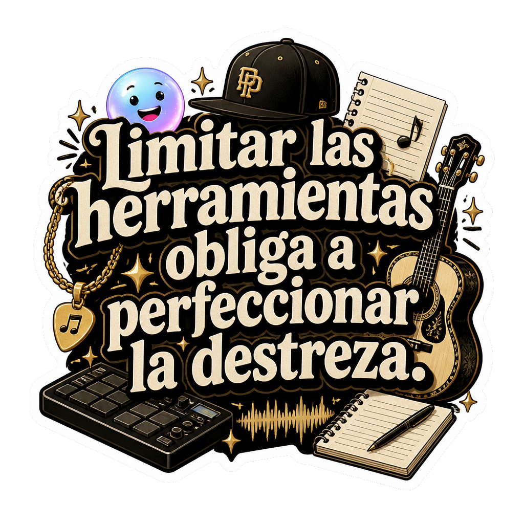 Limitar las herramientas obliga a perfeccionar la destreza.