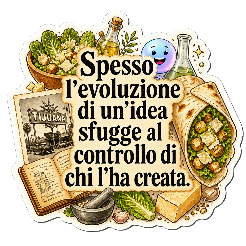 Spesso l'evoluzione di un'idea sfugge al controllo di chi l'ha creata.