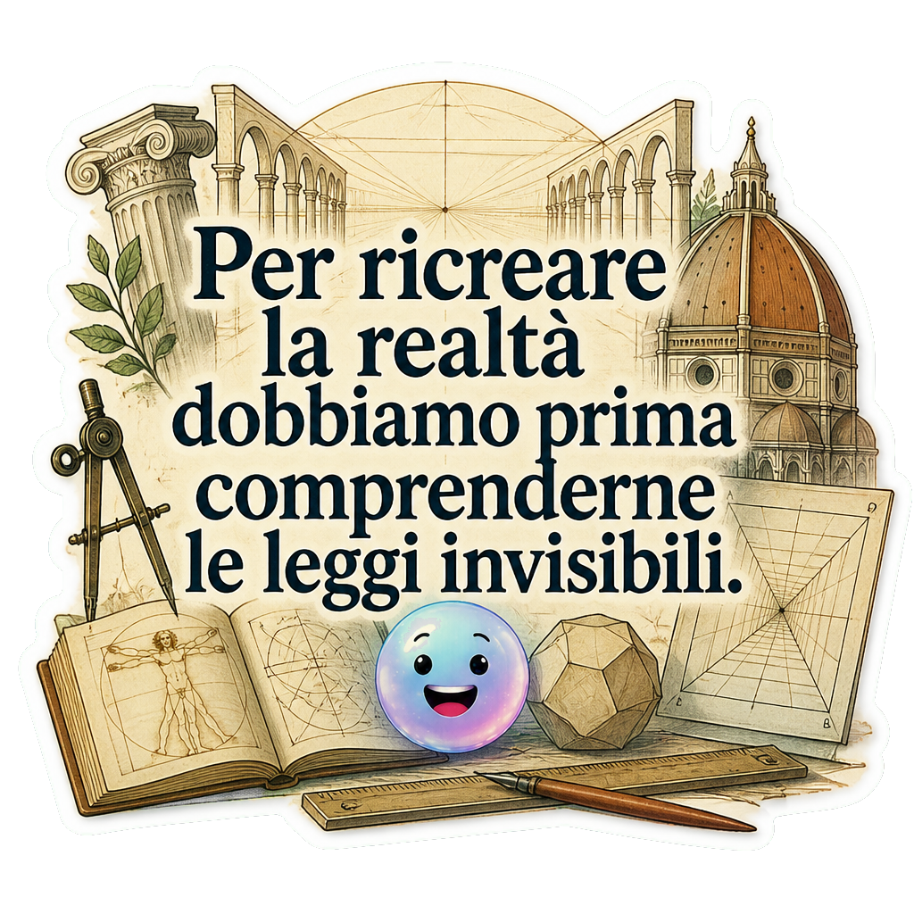 Per ricreare la realtà dobbiamo prima comprenderne le leggi invisibili.