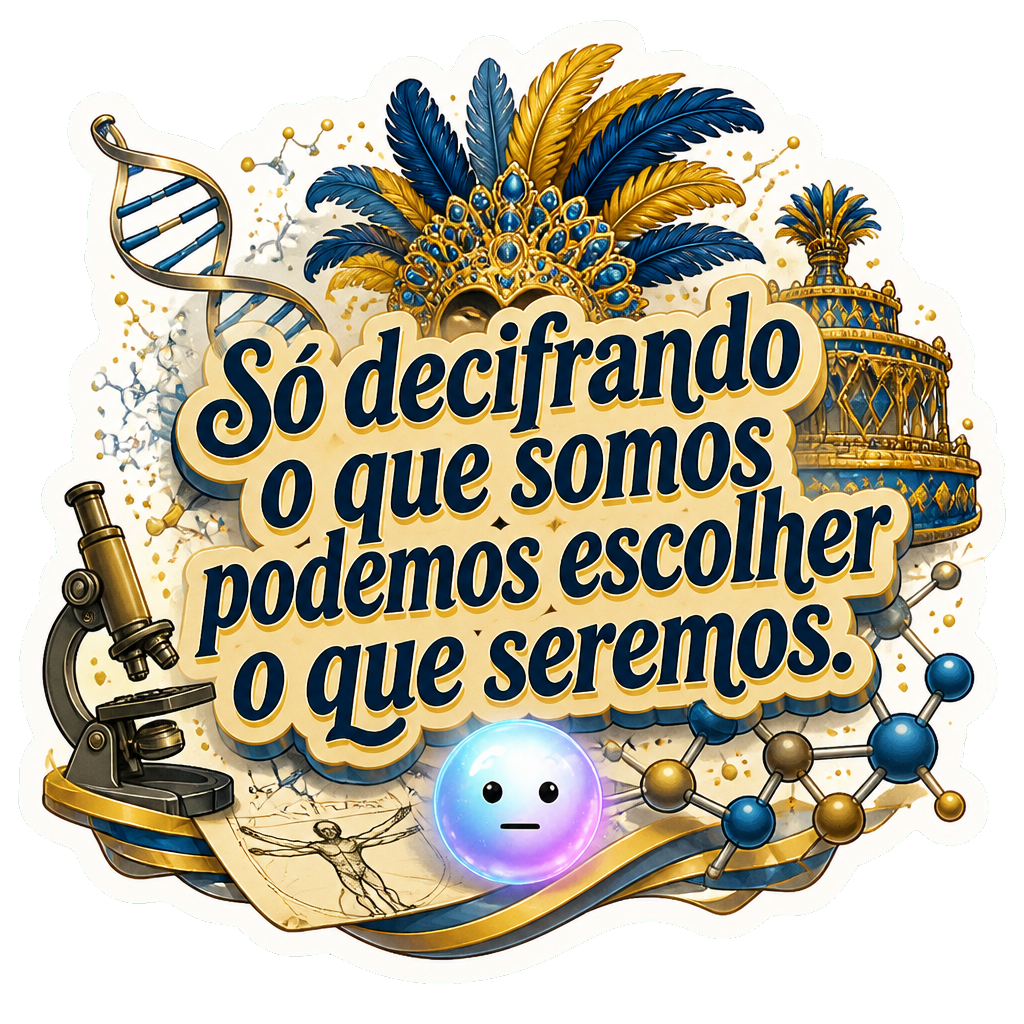 Só decifrando o que somos podemos escolher o que seremos.