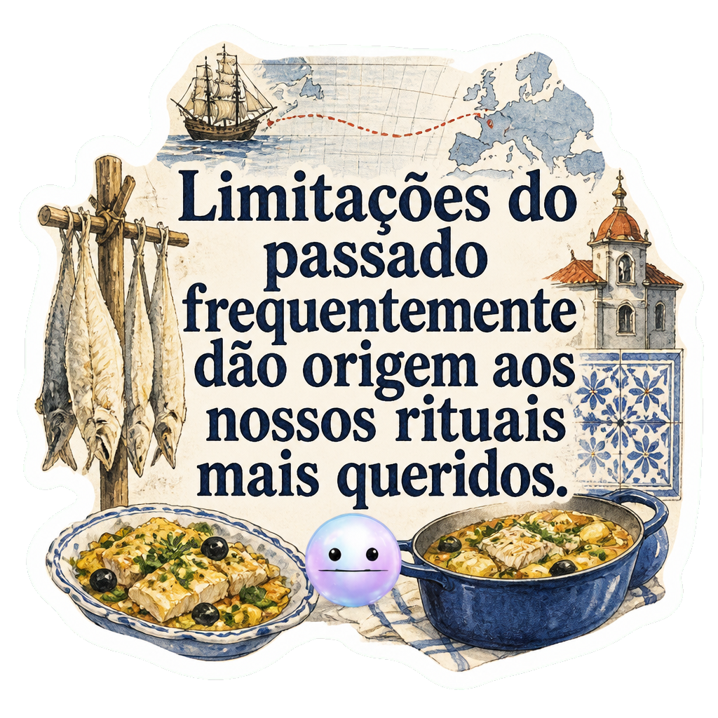 Limitações do passado frequentemente dão origem aos nossos rituais mais queridos.
