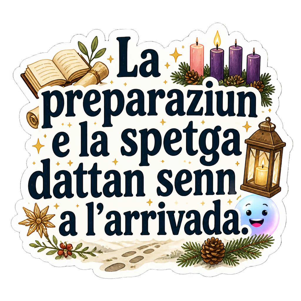 La preparaziun e la spetga dattan senn a l'arrivada.