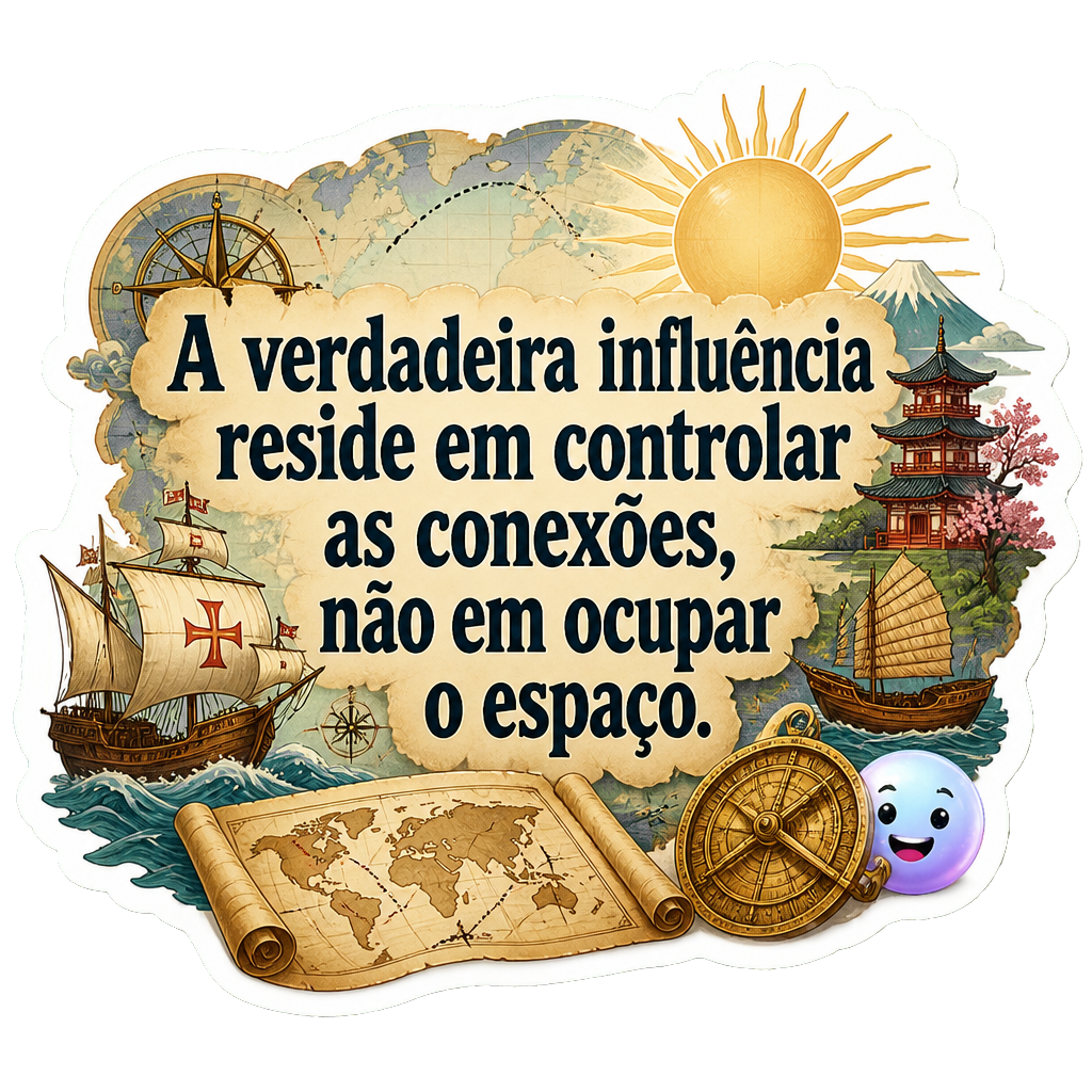 A verdadeira influência reside em controlar as conexões, não em ocupar o espaço.