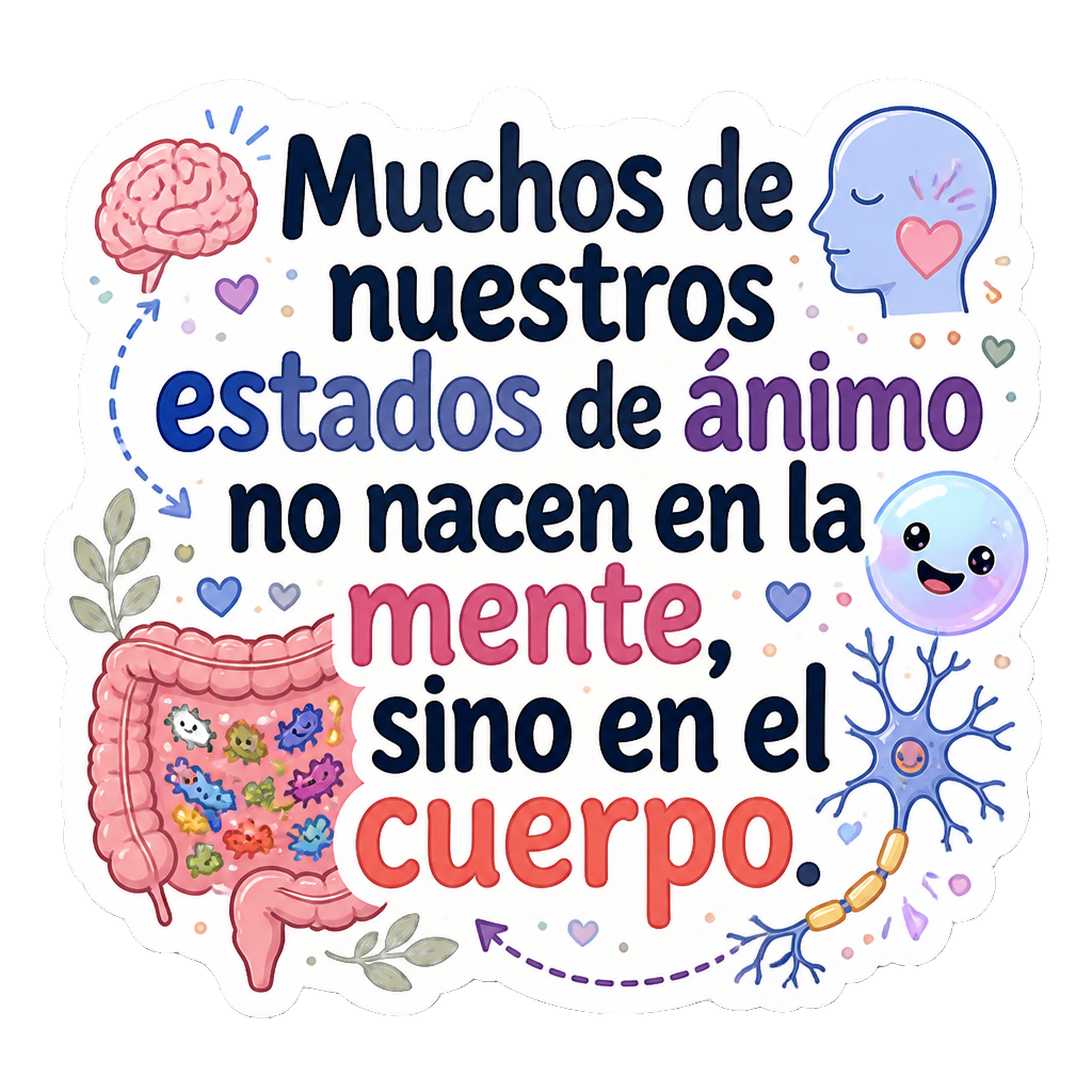Muchos de nuestros estados de ánimo no nacen en la mente, sino en el cuerpo.