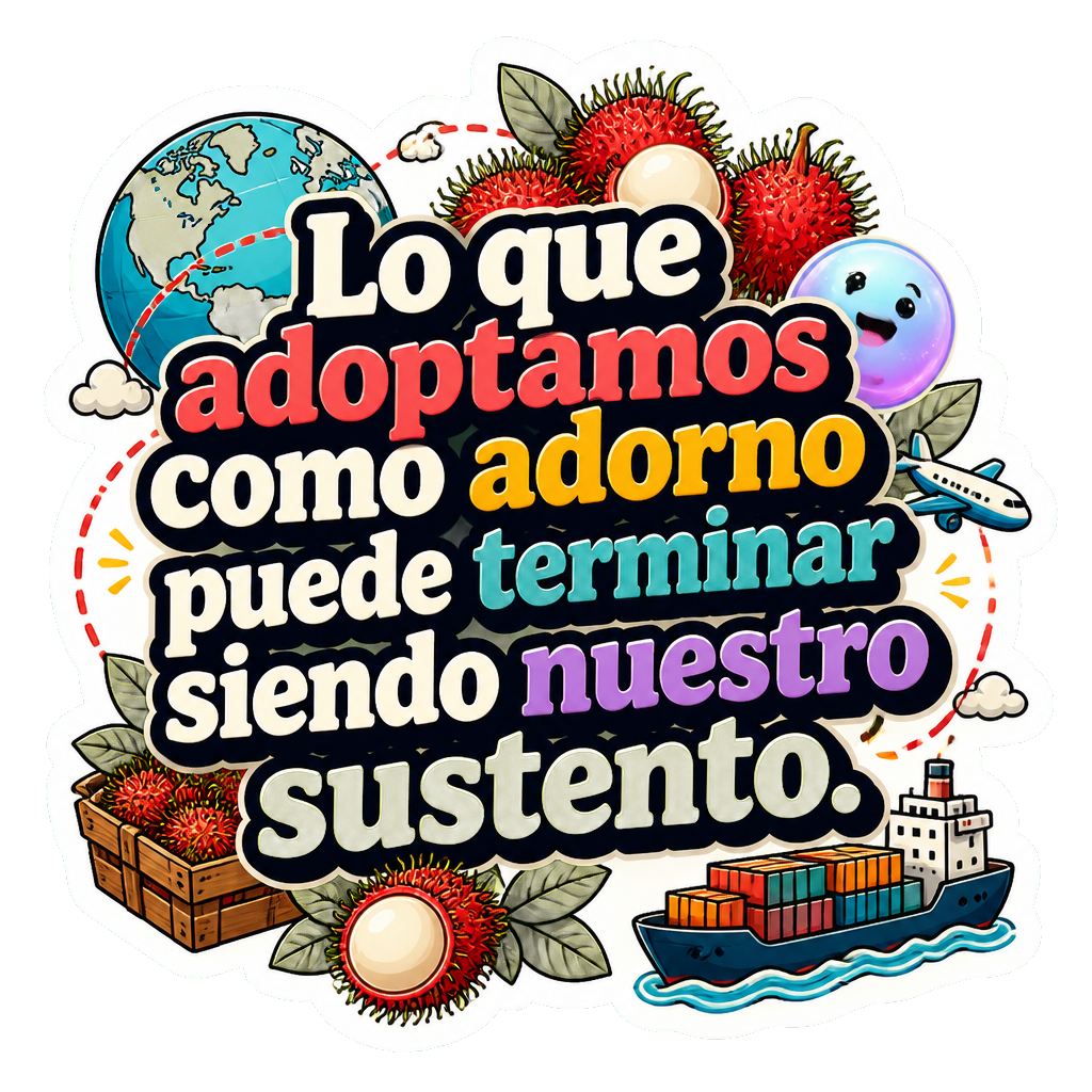 Lo que adoptamos como adorno puede terminar siendo nuestro sustento.
