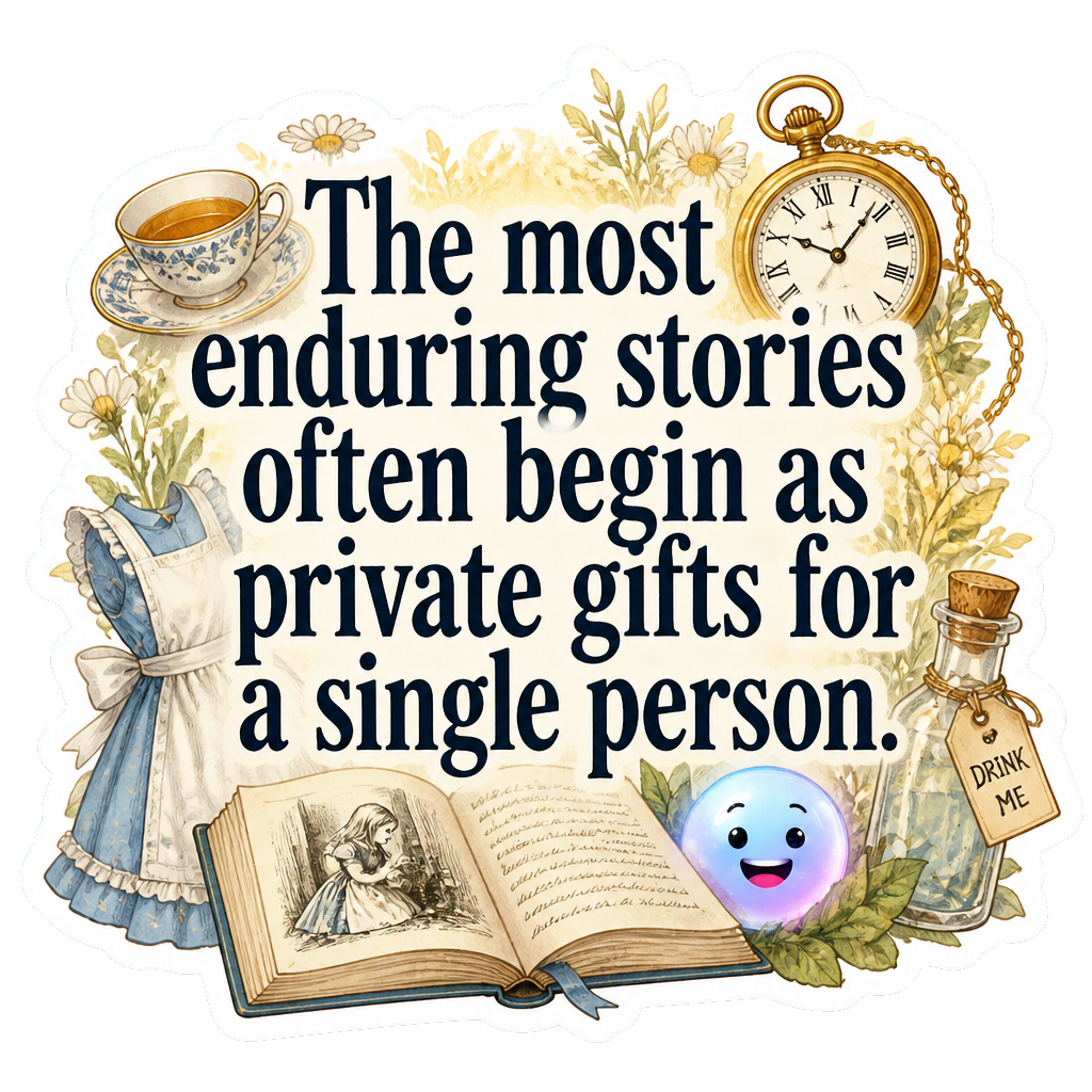 The most enduring stories often begin as private gifts for a single person.
