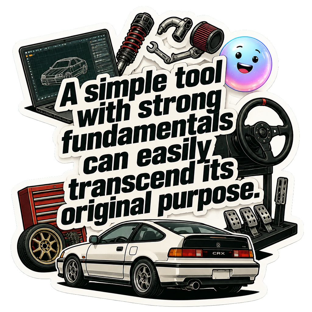 A simple tool with strong fundamentals can easily transcend its original purpose.