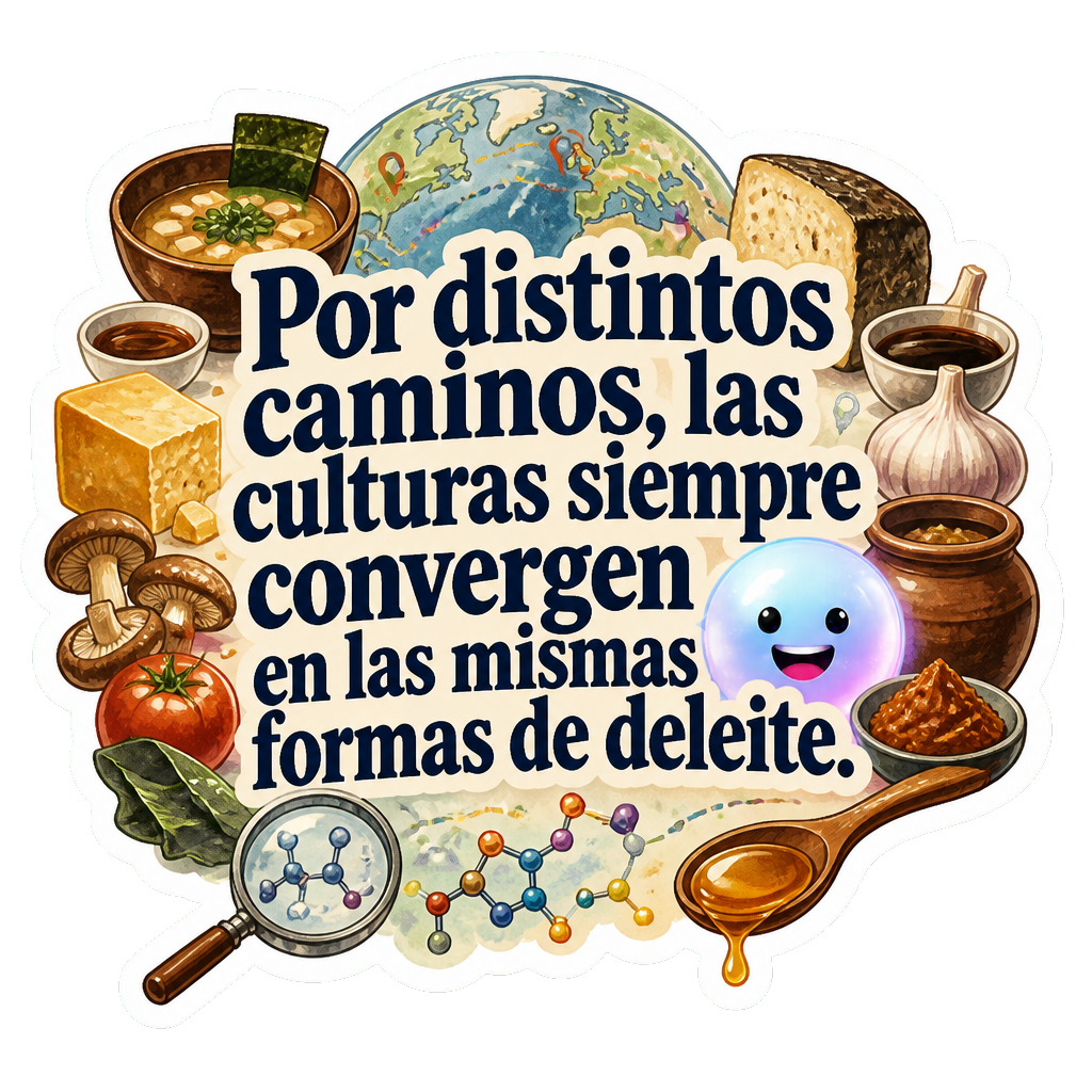 Por distintos caminos, las culturas siempre convergen en las mismas formas de deleite.