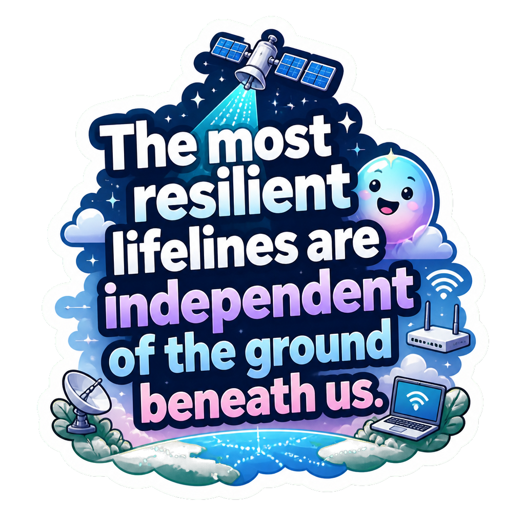 The most resilient lifelines are independent of the ground beneath us.