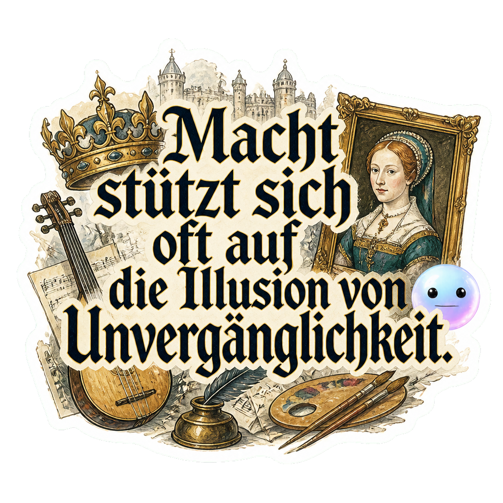 Macht stützt sich oft auf die Illusion von Unvergänglichkeit.