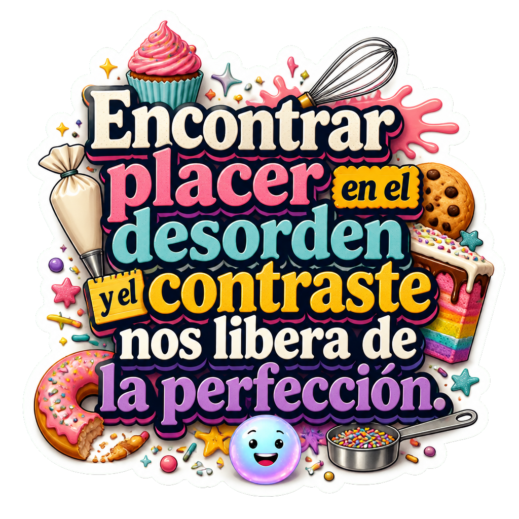 Encontrar placer en el desorden y el contraste nos libera de la perfección.