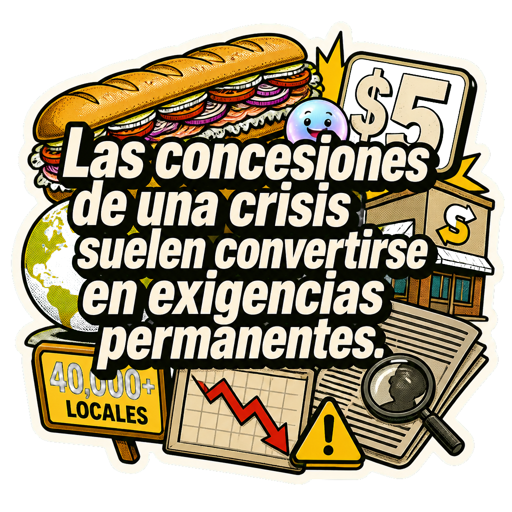 Las concesiones de una crisis suelen convertirse en exigencias permanentes.