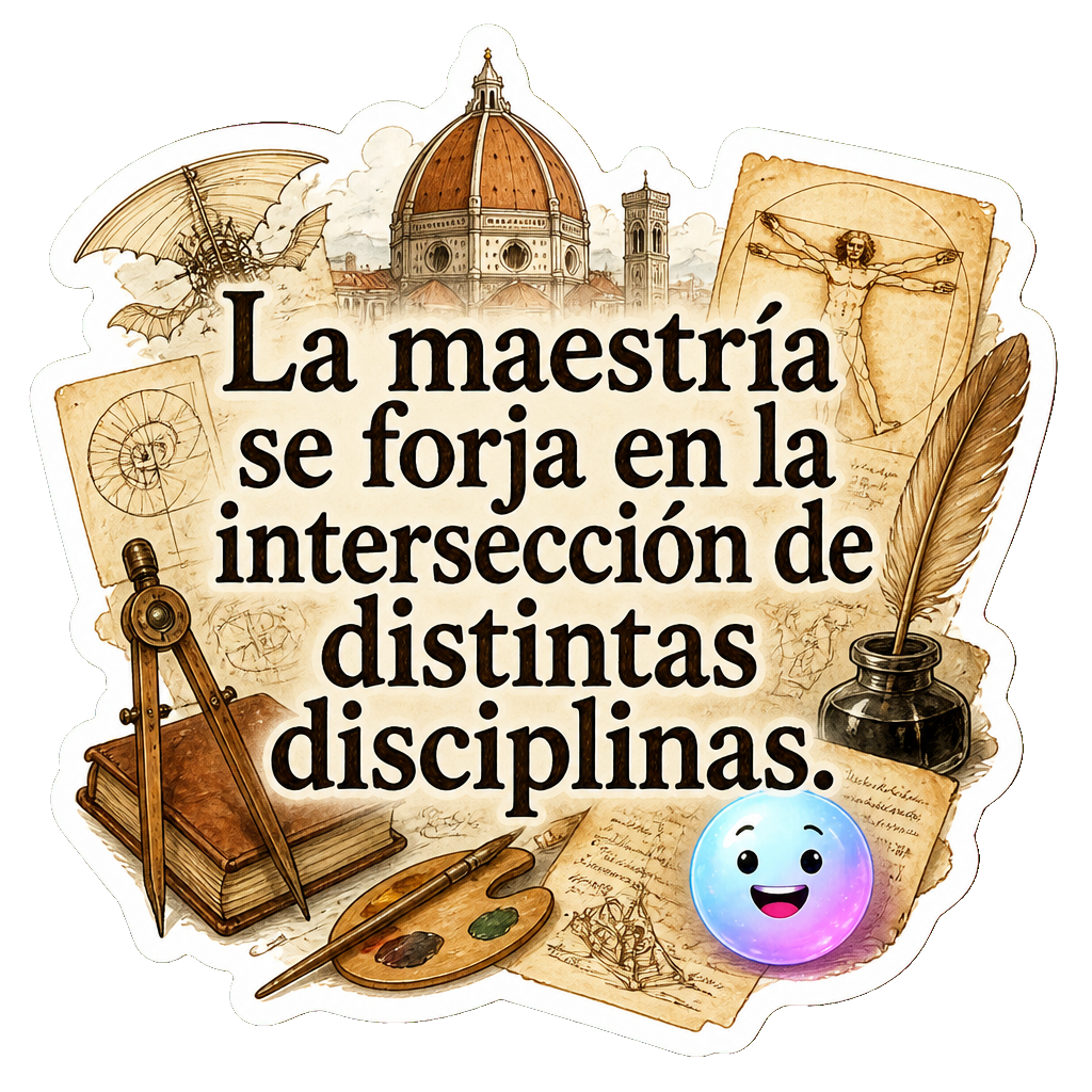 La maestría se forja en la intersección de distintas disciplinas.