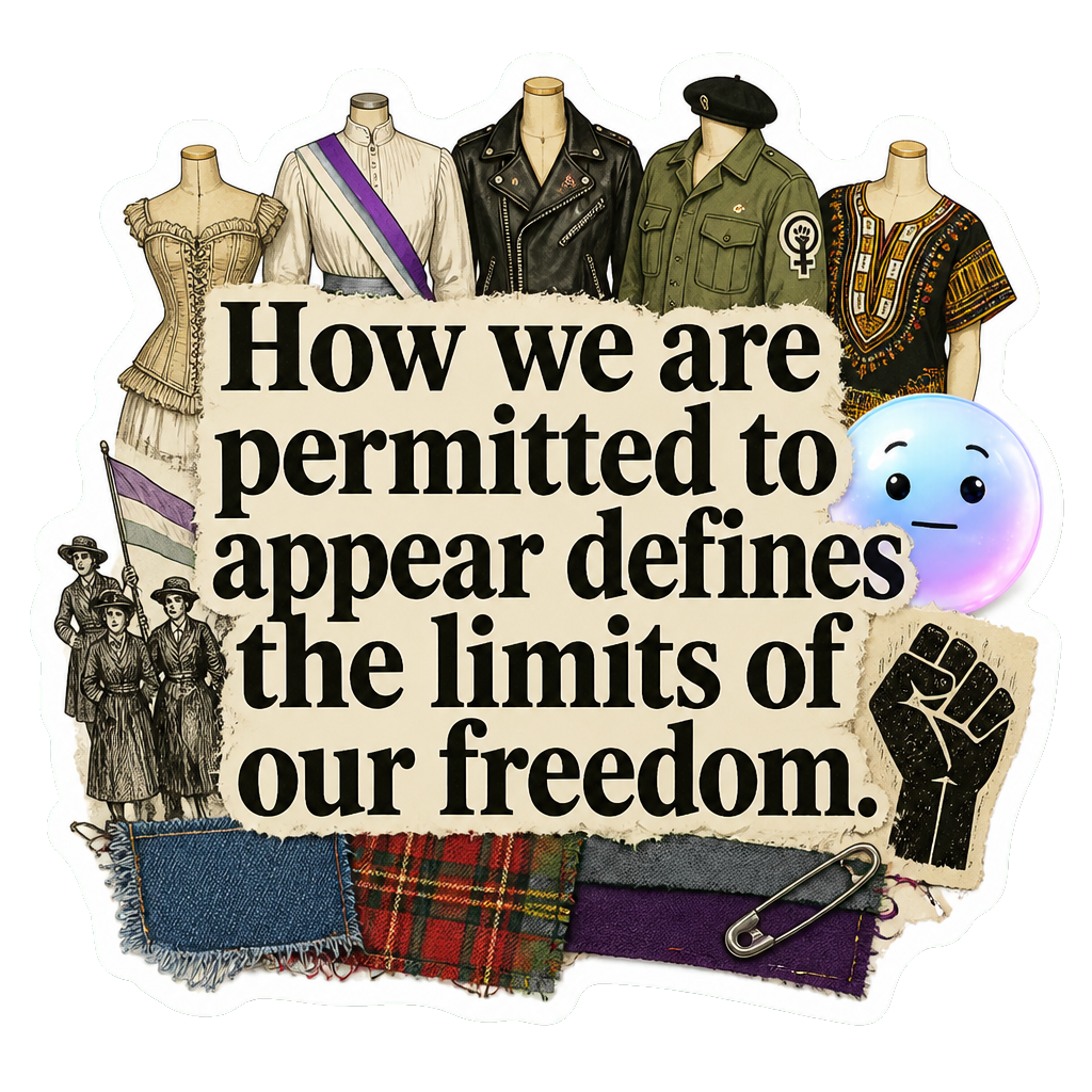 How we are permitted to appear defines the limits of our freedom.