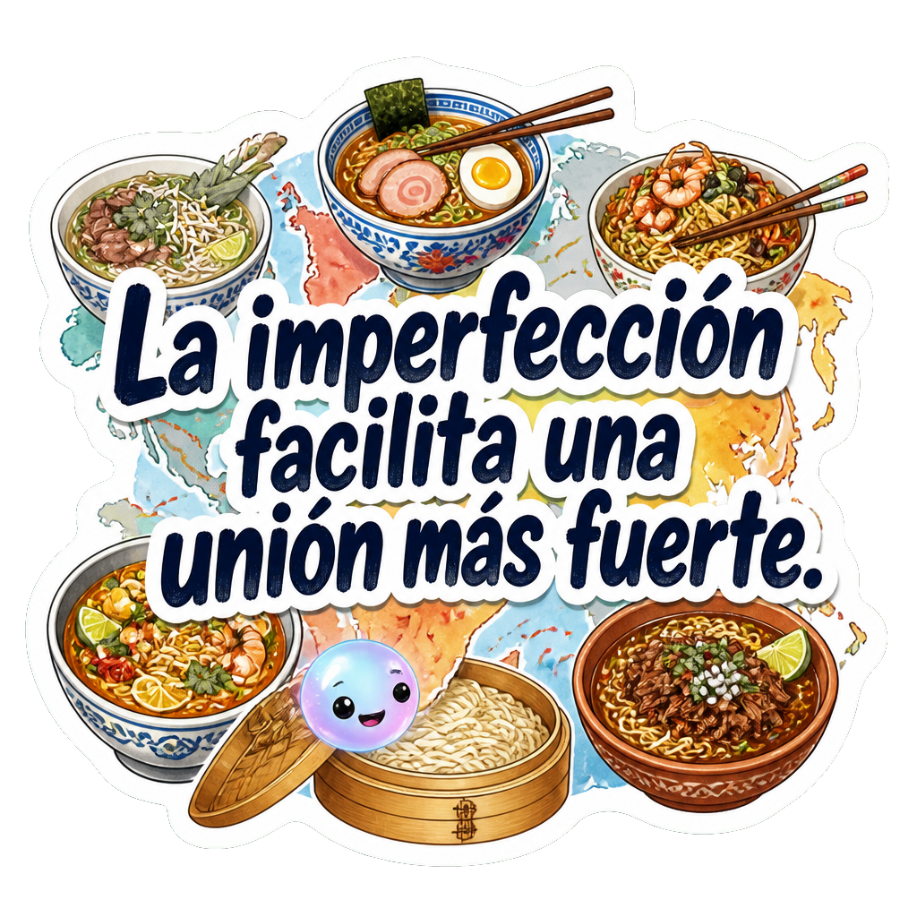 La imperfección facilita una unión más fuerte.