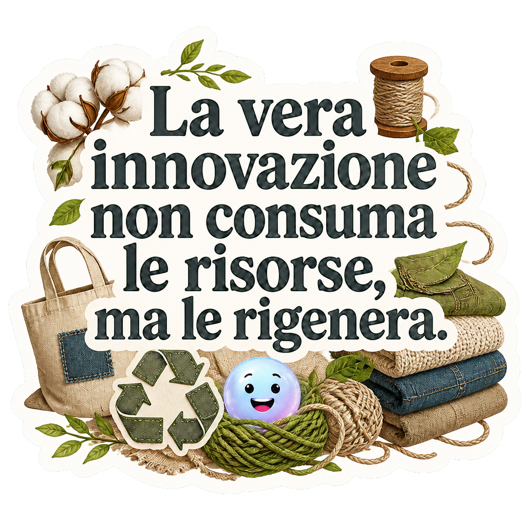 La vera innovazione non consuma le risorse, ma le rigenera.