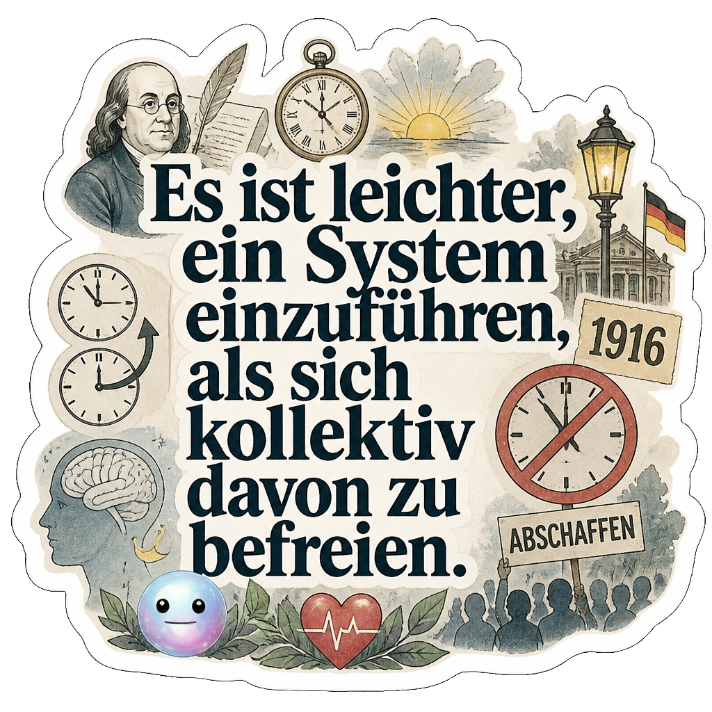 Es ist leichter, ein System einzuführen, als sich kollektiv davon zu befreien.
