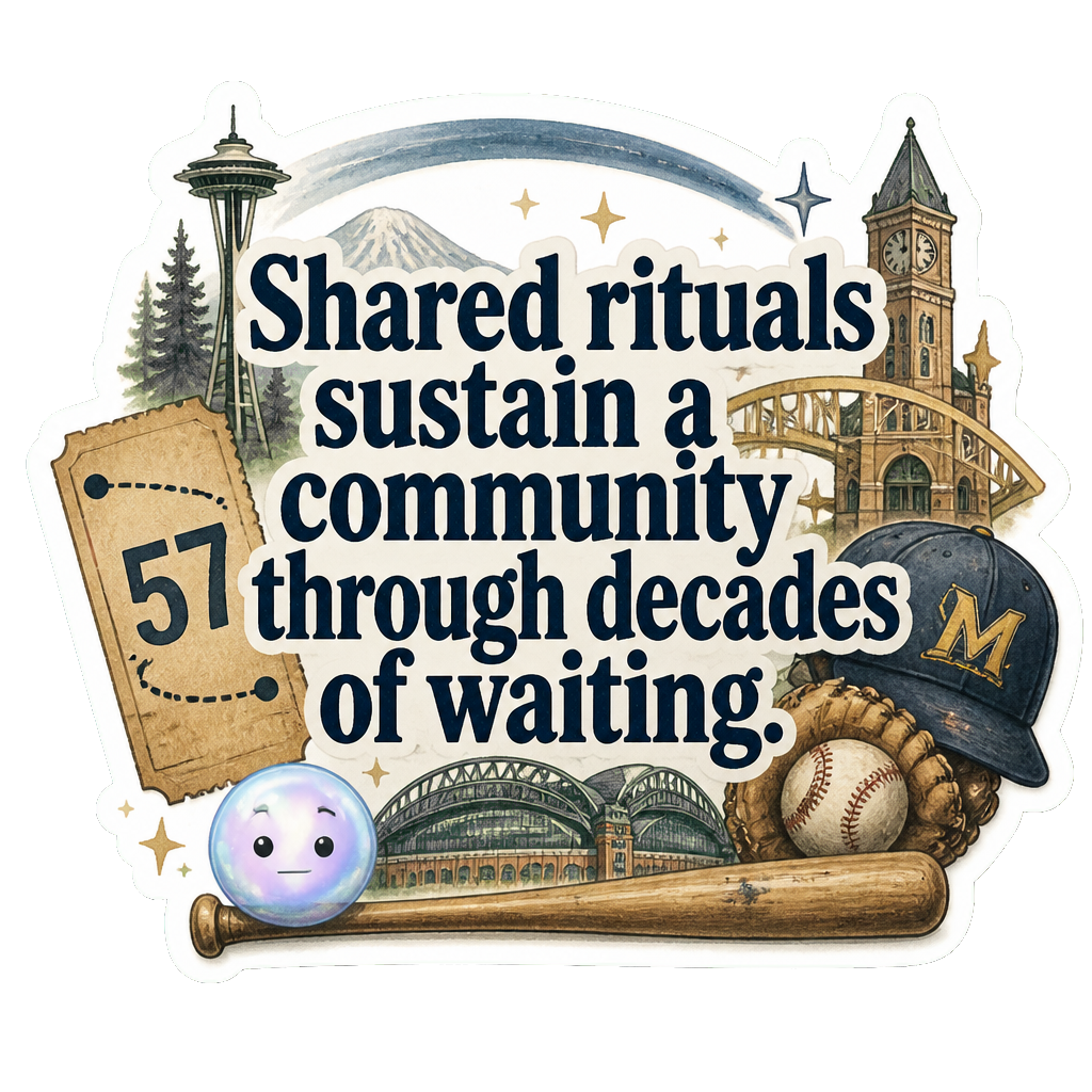 Shared rituals sustain a community through decades of waiting.