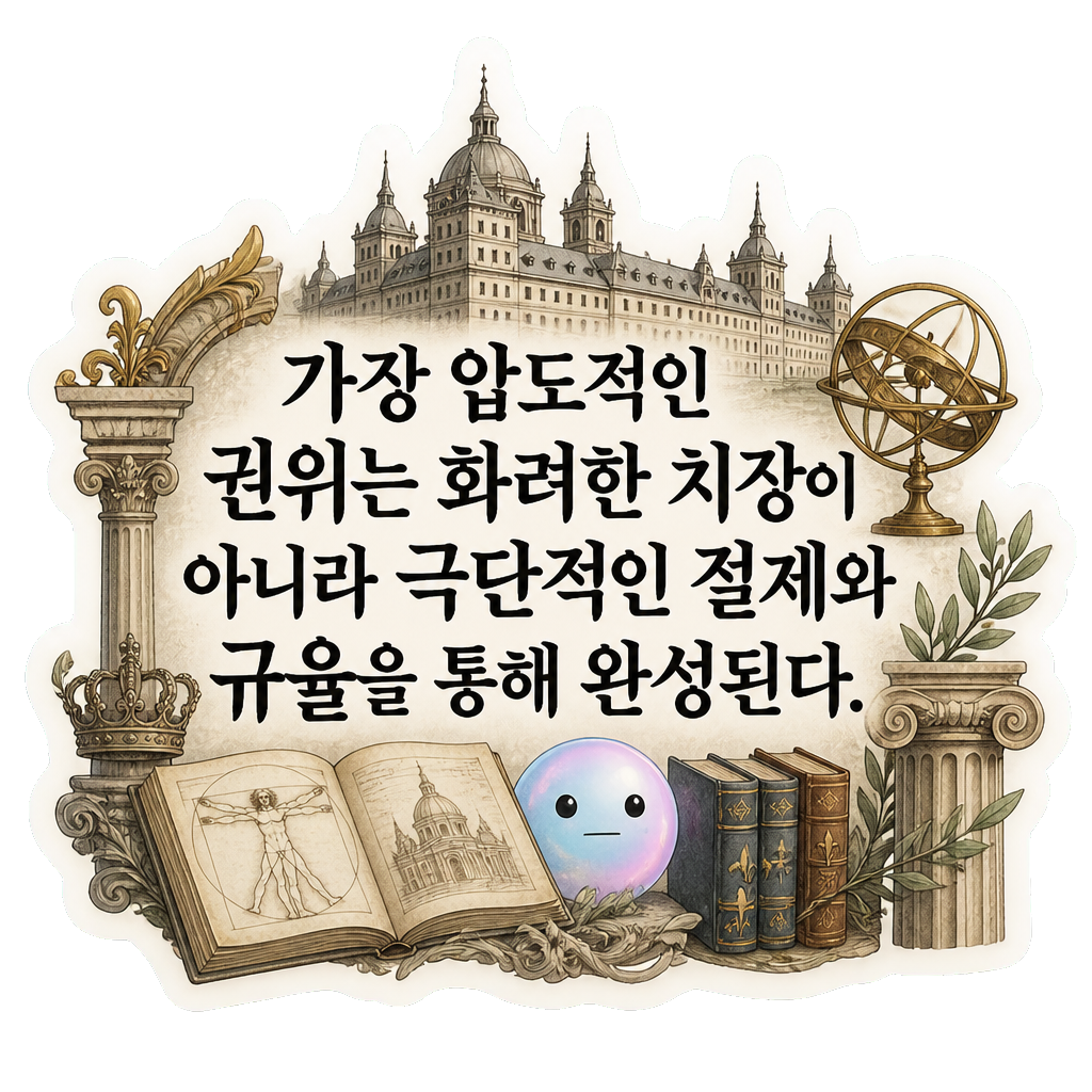 가장 압도적인 권위는 화려한 치장이 아니라 극단적인 절제와 규율을 통해 완성된다.