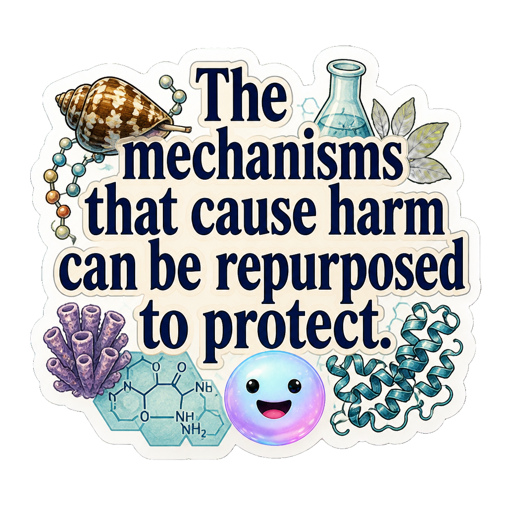 The mechanisms that cause harm can be repurposed to protect.