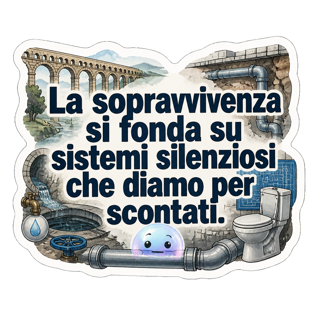 La sopravvivenza si fonda su sistemi silenziosi che diamo per scontati.