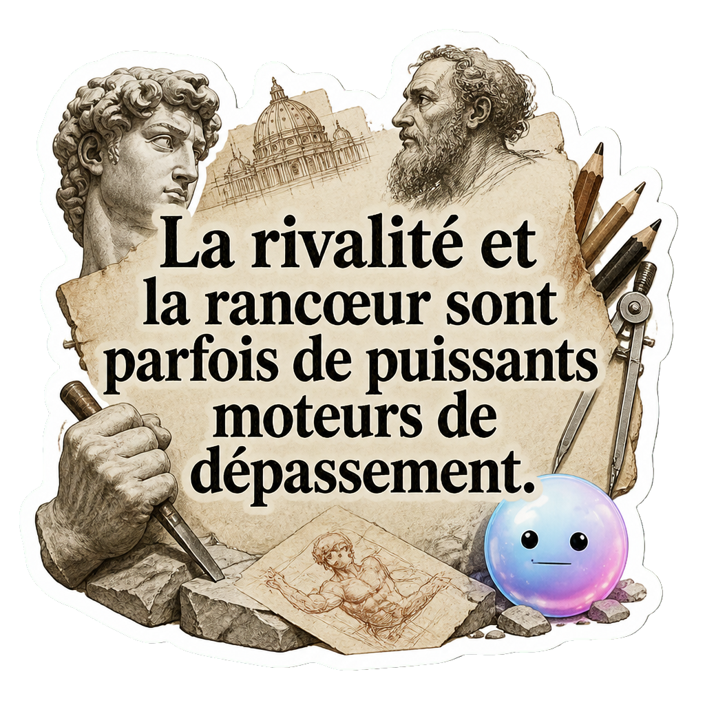 La rivalité et la rancœur sont parfois de puissants moteurs de dépassement.