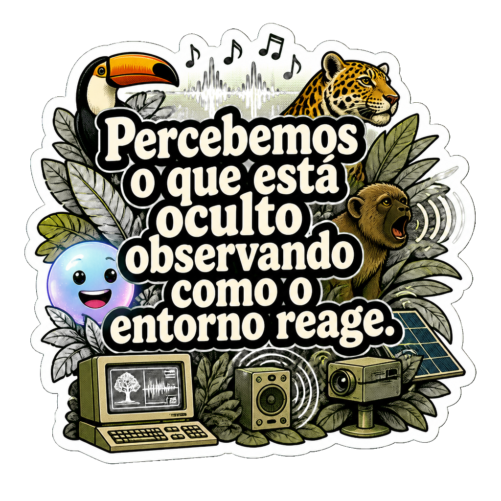 Percebemos o que está oculto observando como o entorno reage.