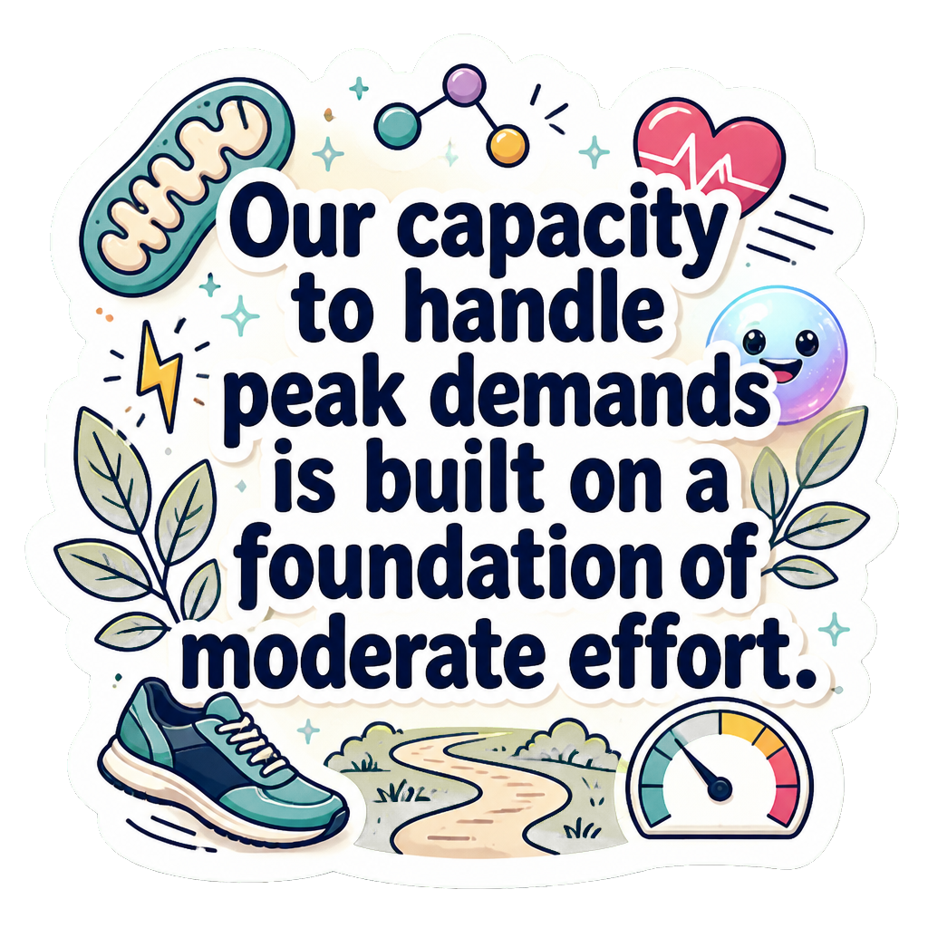 Our capacity to handle peak demands is built on a foundation of moderate effort.