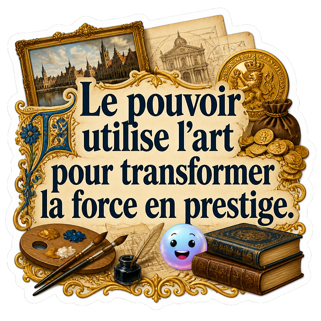 Le pouvoir utilise l'art pour transformer la force en prestige.