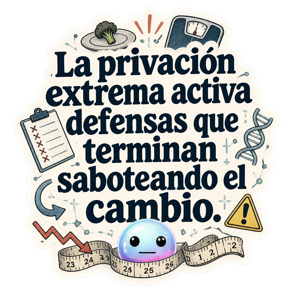 La privación extrema activa defensas que terminan saboteando el cambio.