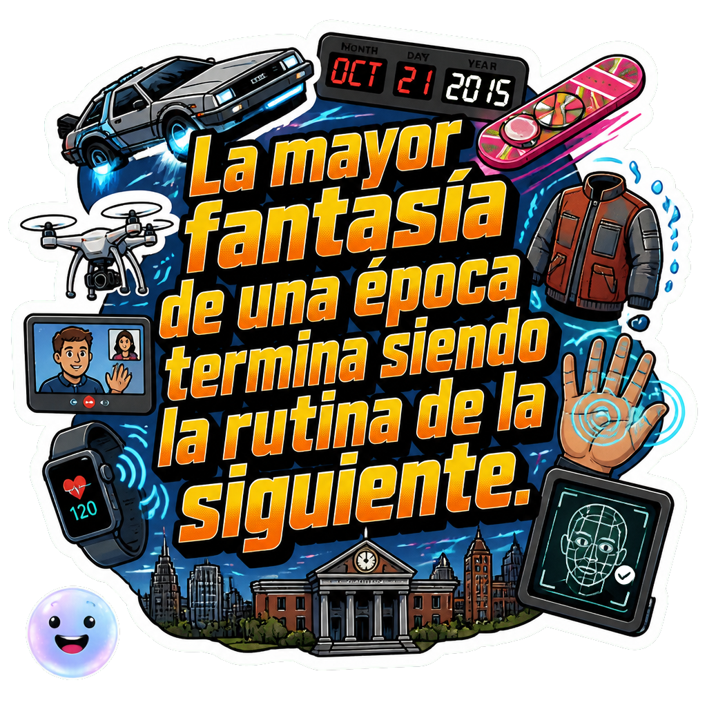 La mayor fantasía de una época termina siendo la rutina de la siguiente.