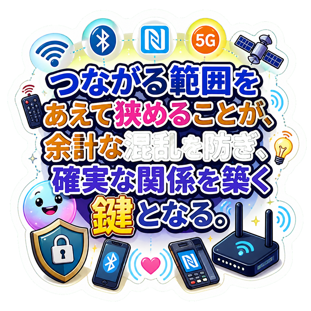 つながる範囲をあえて狭めることが、余計な混乱を防ぎ、確実な関係を築く鍵となる。