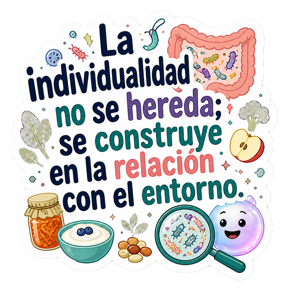 La individualidad no se hereda; se construye en la relación con el entorno.