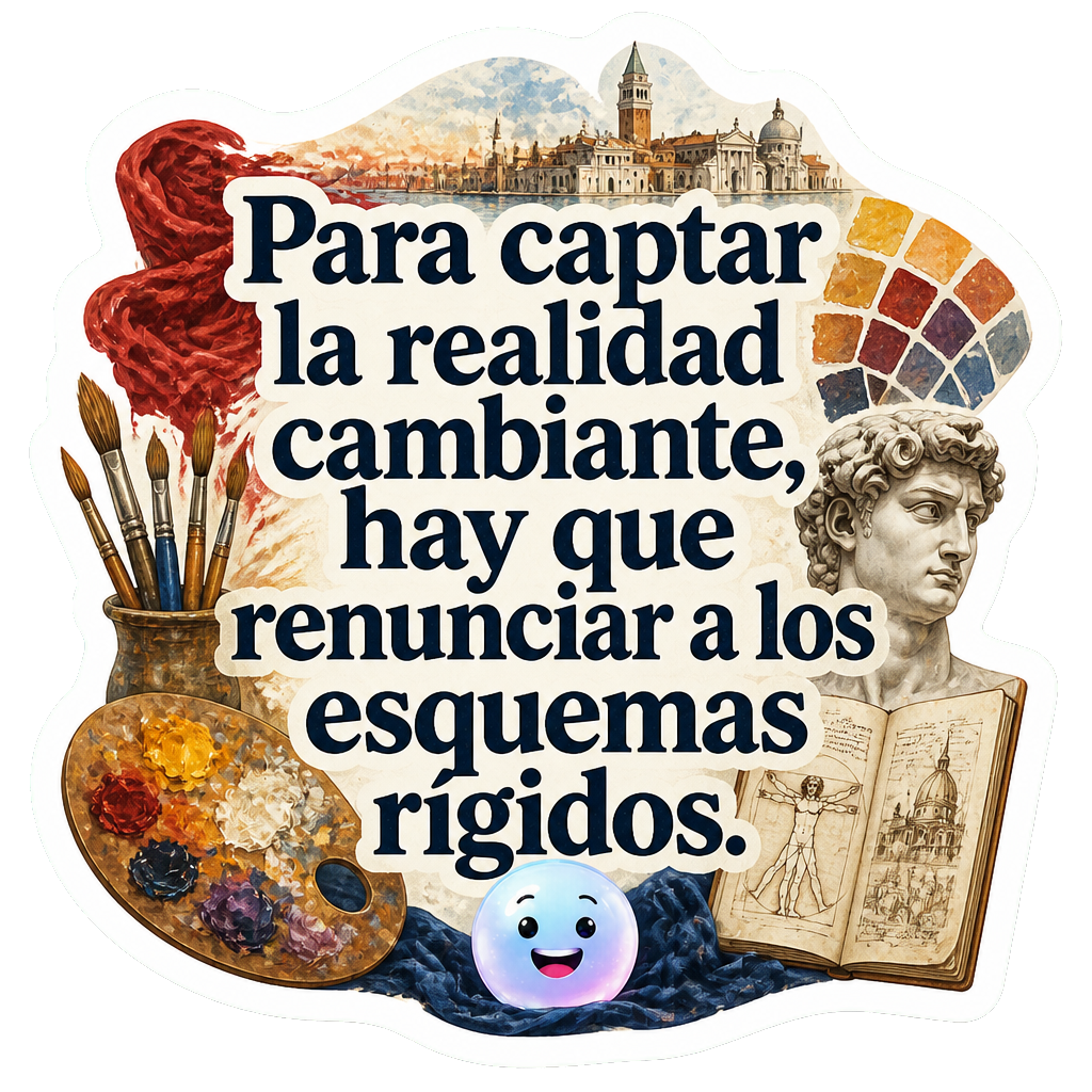 Para captar la realidad cambiante, hay que renunciar a los esquemas rígidos.