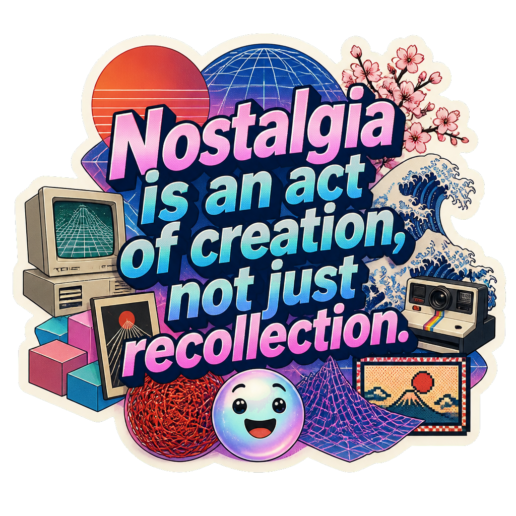 Nostalgia is an act of creation, not just recollection.