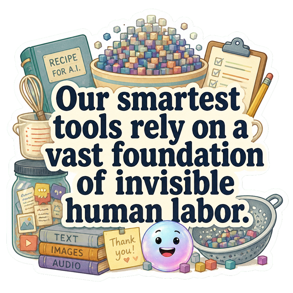 Our smartest tools rely on a vast foundation of invisible human labor.