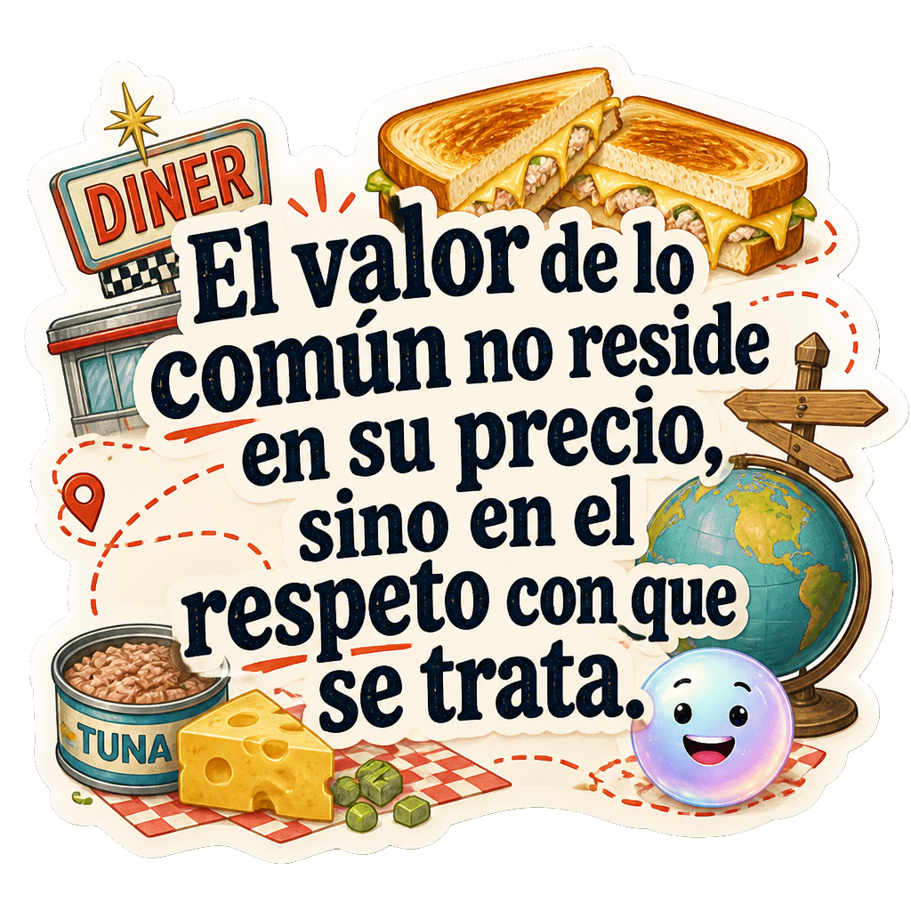 El valor de lo común no reside en su precio, sino en el respeto con que se trata.