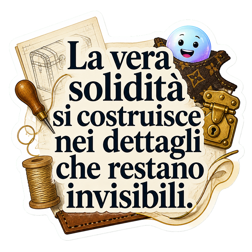 La vera solidità si costruisce nei dettagli che restano invisibili.