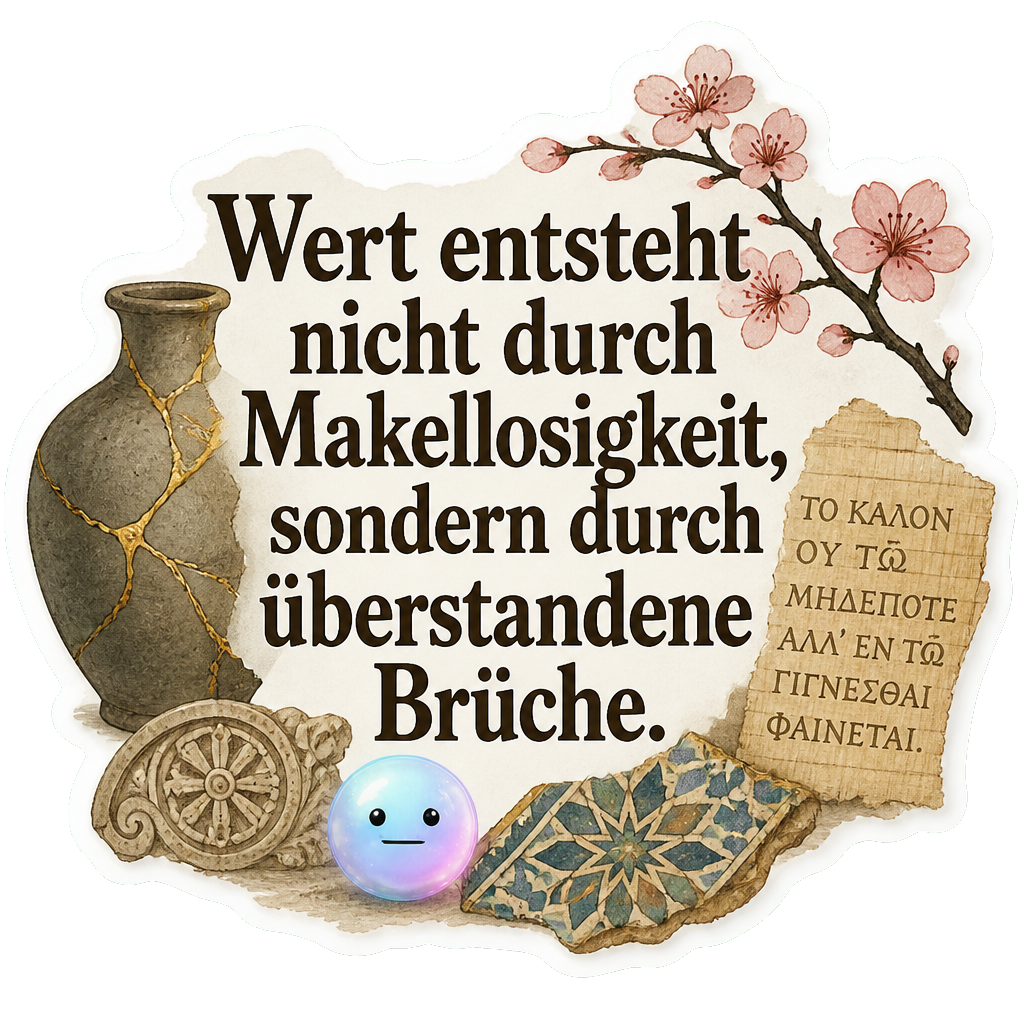 Wert entsteht nicht durch Makellosigkeit, sondern durch überstandene Brüche.