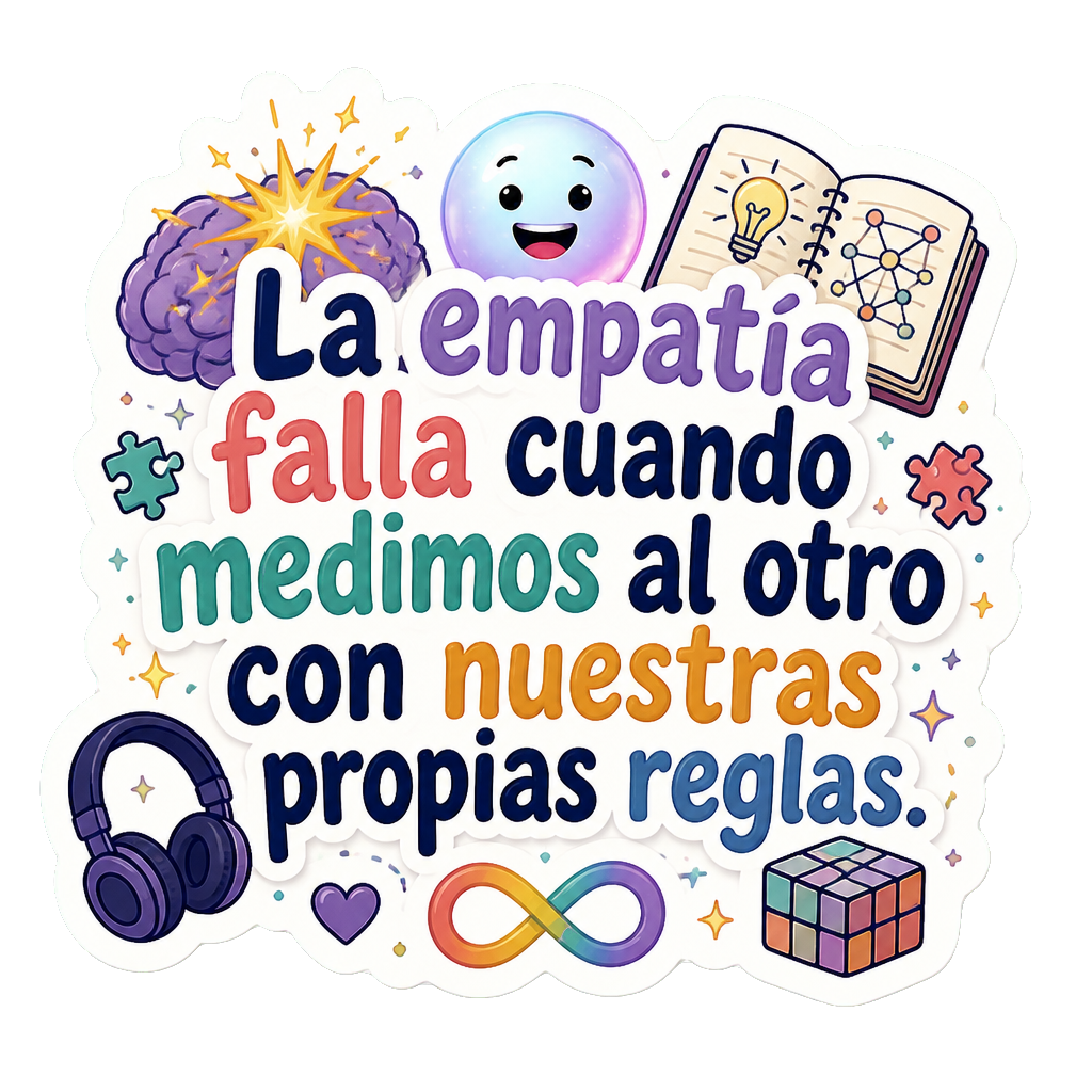 La empatía falla cuando medimos al otro con nuestras propias reglas.