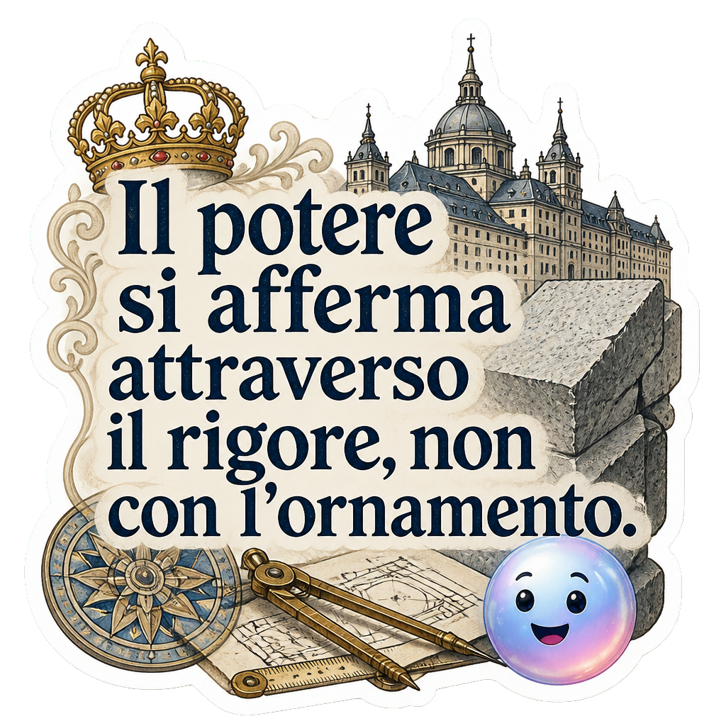 Il potere si afferma attraverso il rigore, non con l'ornamento.