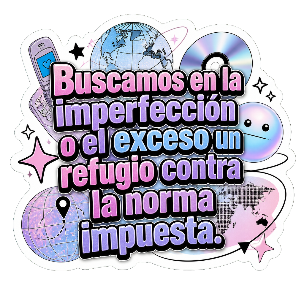 Buscamos en la imperfección o el exceso un refugio contra la norma impuesta.